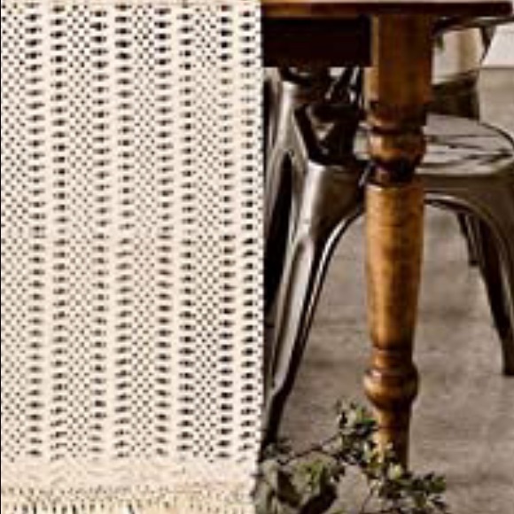 - Macrame Bohemian farmhouse rustic Table Ru… - Picture 6 of 6